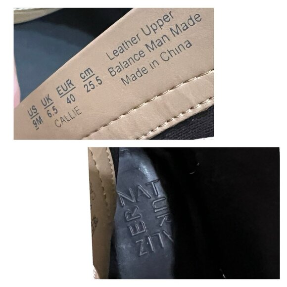 Naturalizer Callie Lace Up Ankle Boots Chunky Heel 9M Beige Suede Utility Combat - Picture 7 of 8